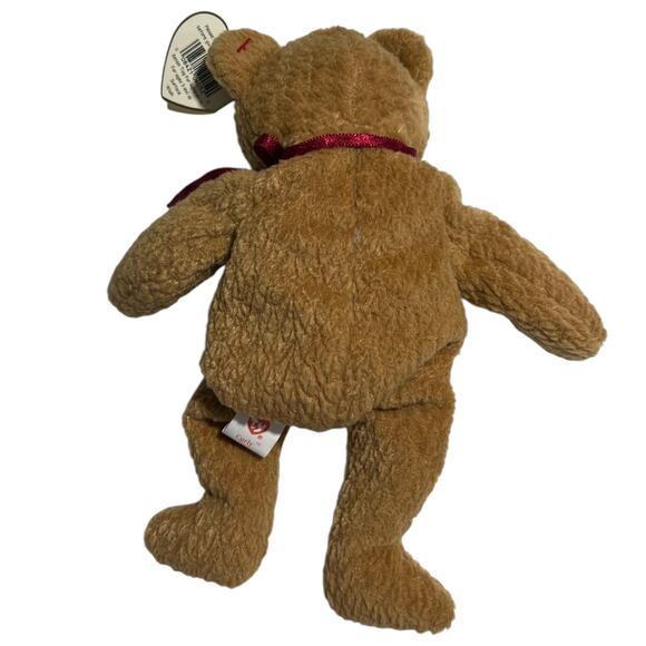 Vintage 1996 Ty Beanie Baby Curly Bear Original Tags Mint Condition - Picture 2 of 3